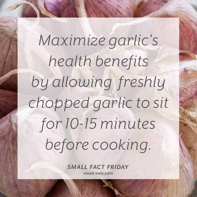 Small Fact Friday: Garlic from small-eats.com