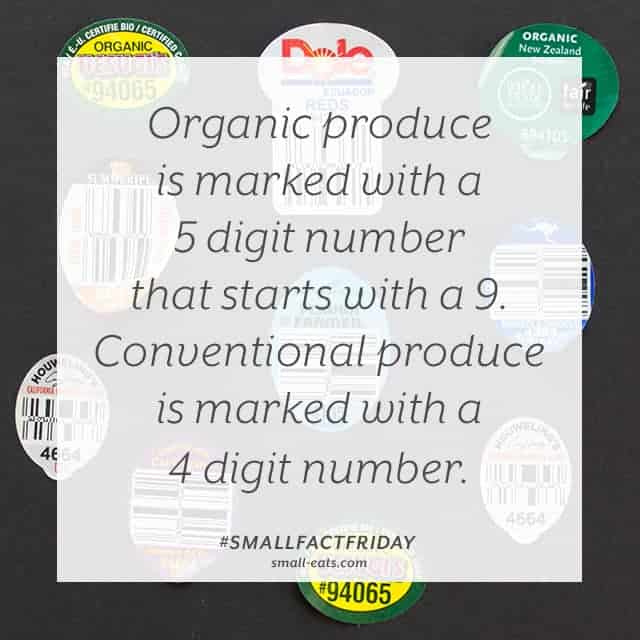 Small Fact Friday: Produce Labels from small-eats.com