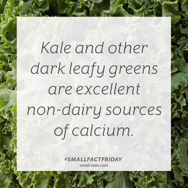 Small Fact Friday: Kale and Calcium from small-eats.com