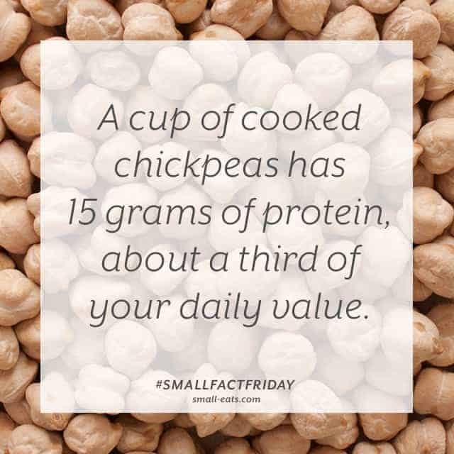 Small Fact Friday: Chickpeas and Protein from small-eats.com