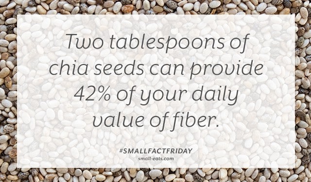 Small Fact Friday: Chia and Fiber from small-eats.com