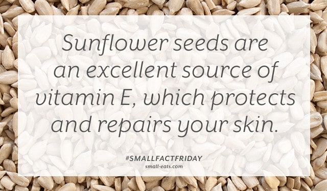 Small Fact Friday: Sunflower Seeds and Skin from small-eats.com