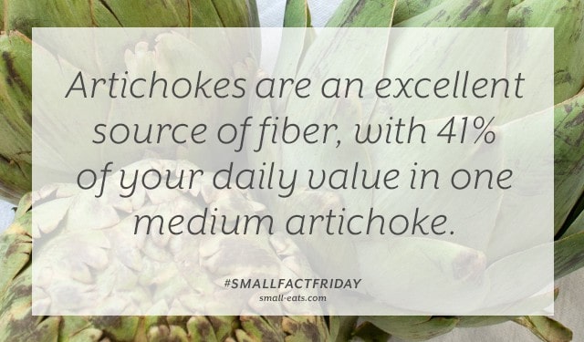 Small Fact Friday: Artichokes and Fiber from small-eats.com