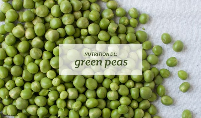 Nutrition DL: Green Peas from small-eats.com