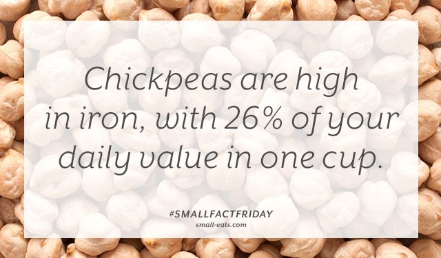 Small Fact Friday: Chickpeas and Iron from small-eats.com