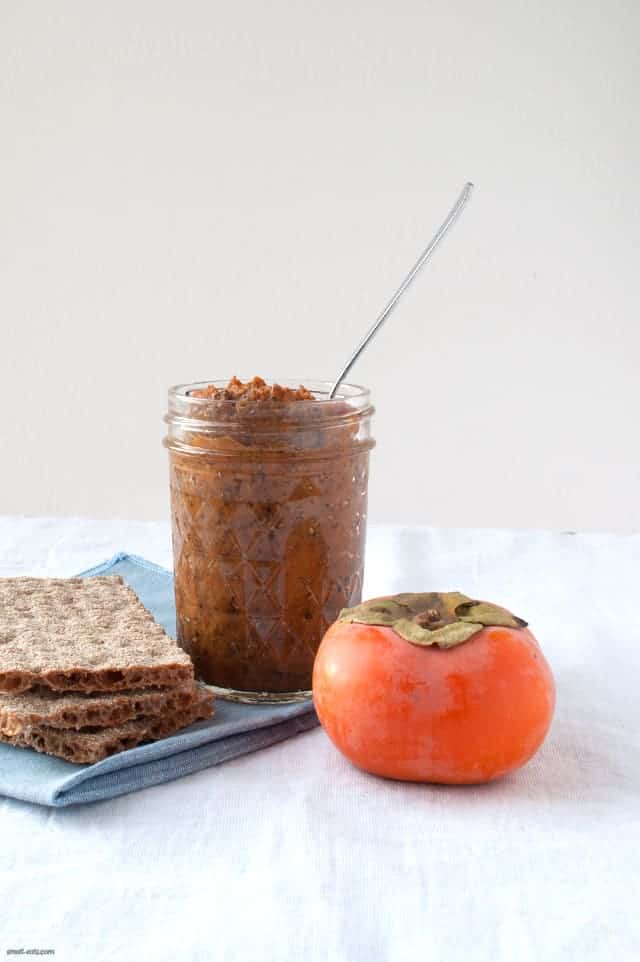 Spread some of the season over your toast, crackers or swirl in your oatmeal with this Chai Spiced Persimmon Chia Jam.