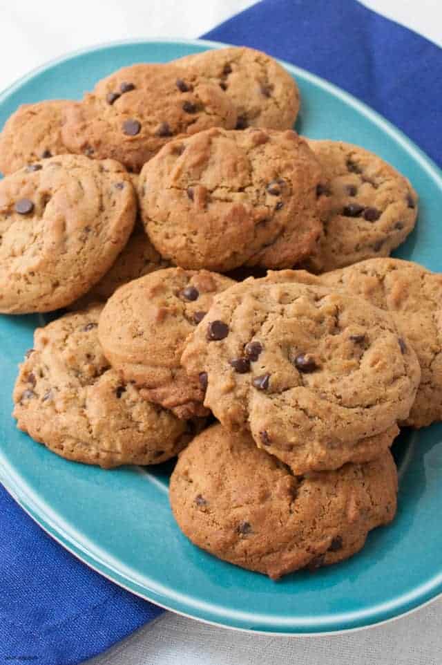 Whole wheat chocolate chip cookies infused with the comforting flavors of chai tea. | Whole Wheat Chocolate Chip Chai Cookies from small eats