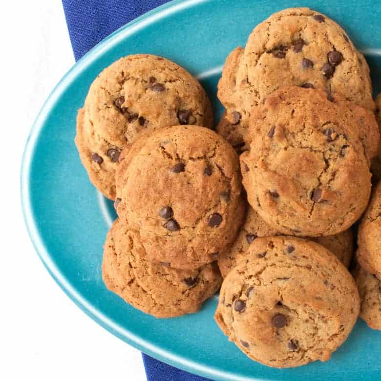 Whole wheat chocolate chip cookies infused with the comforting flavors of chai tea. | Whole Wheat Chocolate Chip Chai Cookies from small eats
