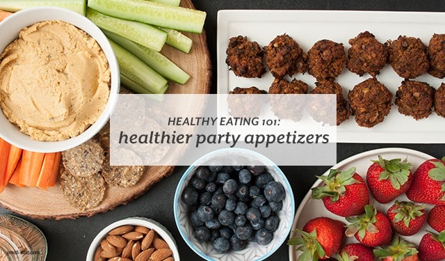 Cook and eat healthy at your next party with healthy appetizers. | Healthy Eating 101: Healthier Party Appetizers from small-eats.com