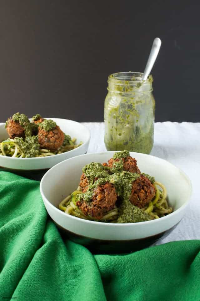 Make a meatless meatball with these Lentil Vegetarian Meatballs for your next meal. | Lentil Vegetarian Meatballs from small-eats.com