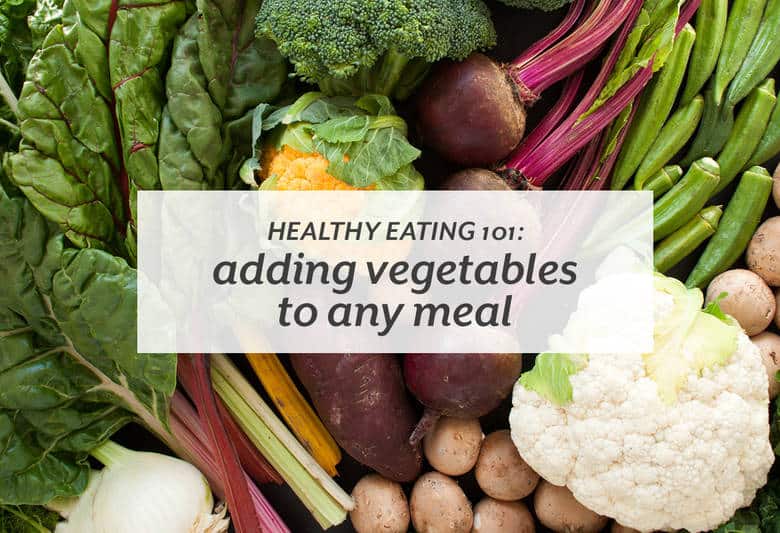 Add more vegetables to your meals easily and boost your nutrient intake.  | Healthy Eating 101: Adding Vegetables to Any Meal from small-eats.com