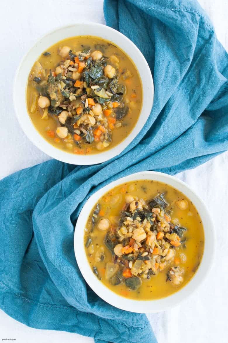 A filling chickpea stew you can easily throw together with pantry staples. | Hearty Chickpea Stew from small-eats.com