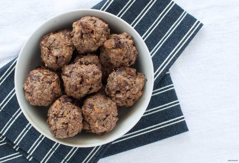 Beef up your meatball with roasted eggplant. | Paleo Eggplant Meatballs from small-eats.com