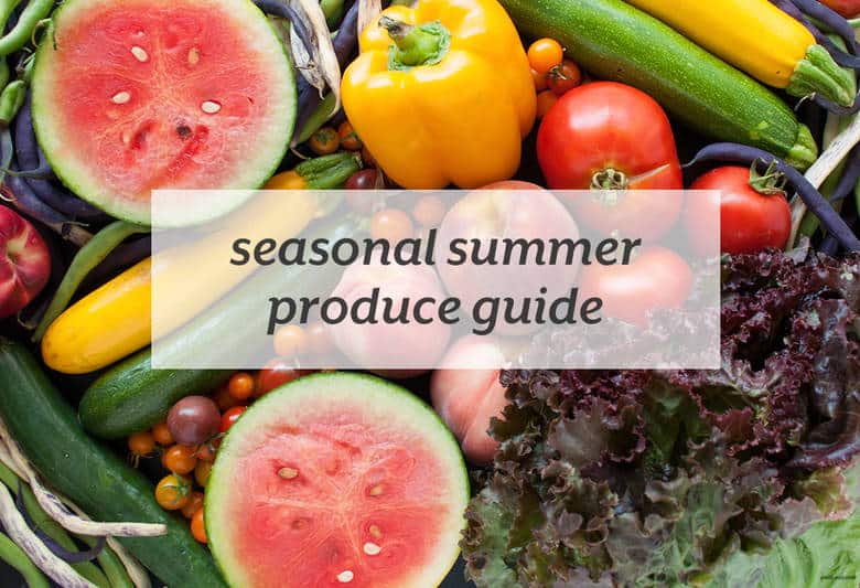 Load up on the best fruits and veggies of the summer. | Seasonal Summer Produce Guide from small-eats.com