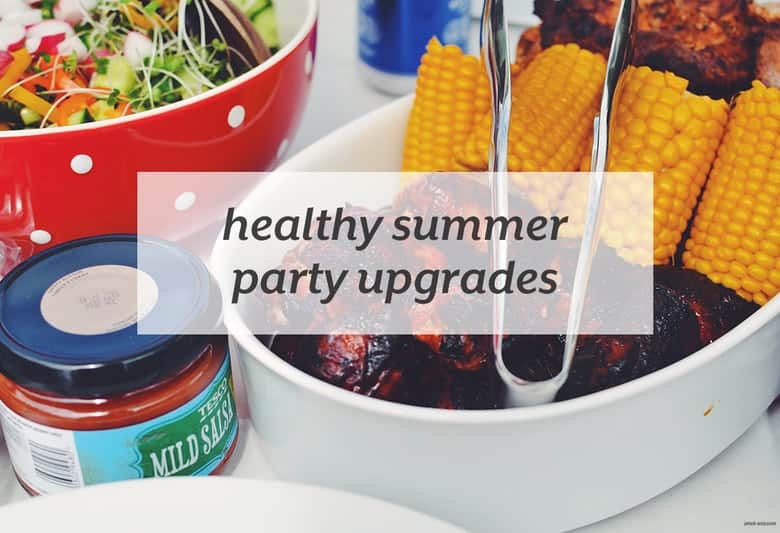 With a few simple swaps, easily make your summer party food healthier. | Healthy Summer Party Upgrades from small-eats.com