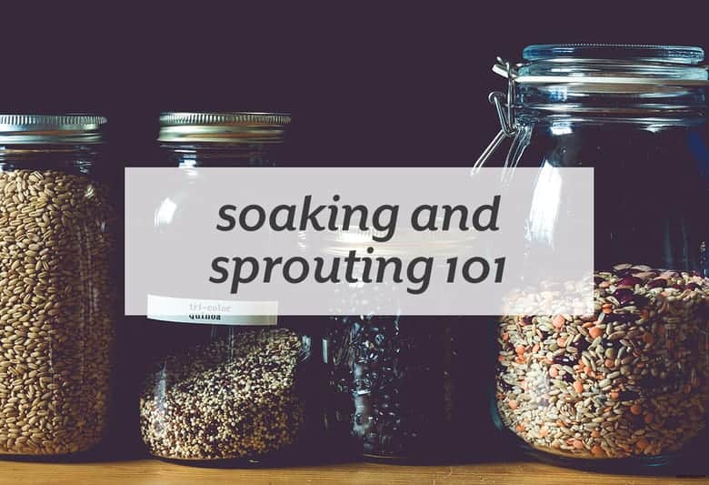 Get additional benefits from your food by sprouting and soaking them. | Soaking and Sprouting 101 from small-eats.com