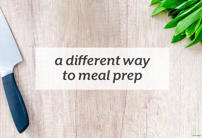 Make meal prep you own with a new approach to weekly meal prep. | A Different Way to Meal Prep from small-eats.com