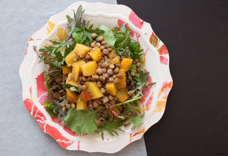 Beet Lentil Kale Salad from small-eats.com