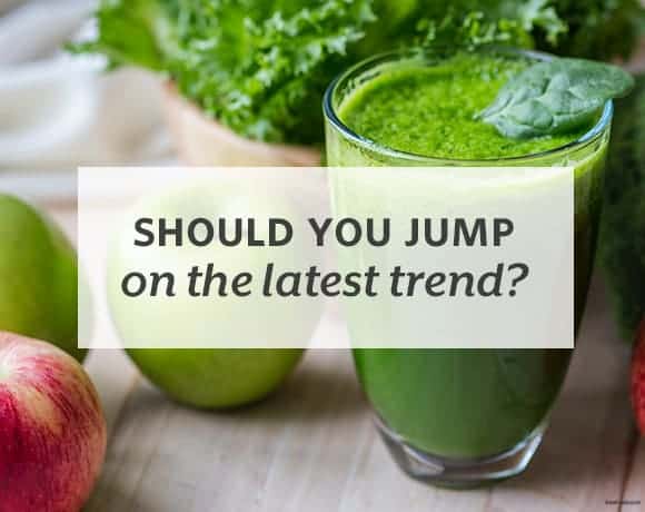 Things to consider before jumping on a new wellness bandwagon. | Should You Jump on the Latest Trend? from small-eats.com