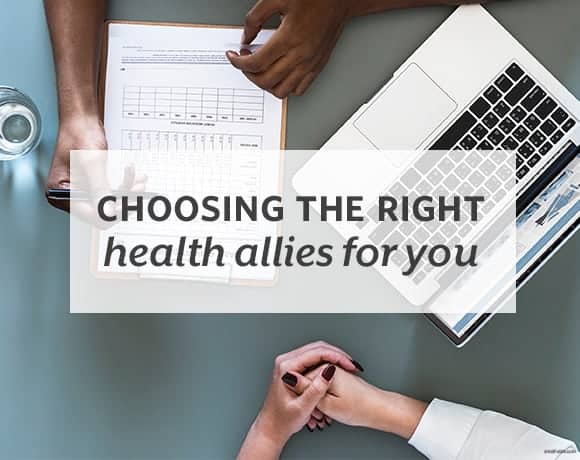 Things to consider when you’re looking for assistance with your health and wellness goals. | Choosing the Right Allies for You from small-eats.com